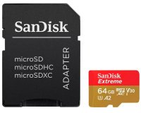 SanDisk Extreme PLUS 64 Go MicroSDXC Classe 10