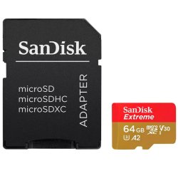 SanDisk Extreme PLUS 64 Go MicroSDXC Classe 10