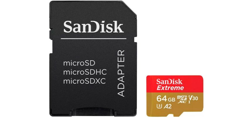 SanDisk Extreme PLUS 64 Go MicroSDXC Classe 10