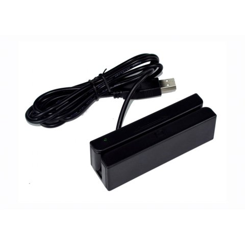 Premier BM-90 lector de tarjeta magnética USB Negro