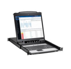 Eaton B020-U16-19-IPF commutateur écran, clavier et souris Grille de montage Noir