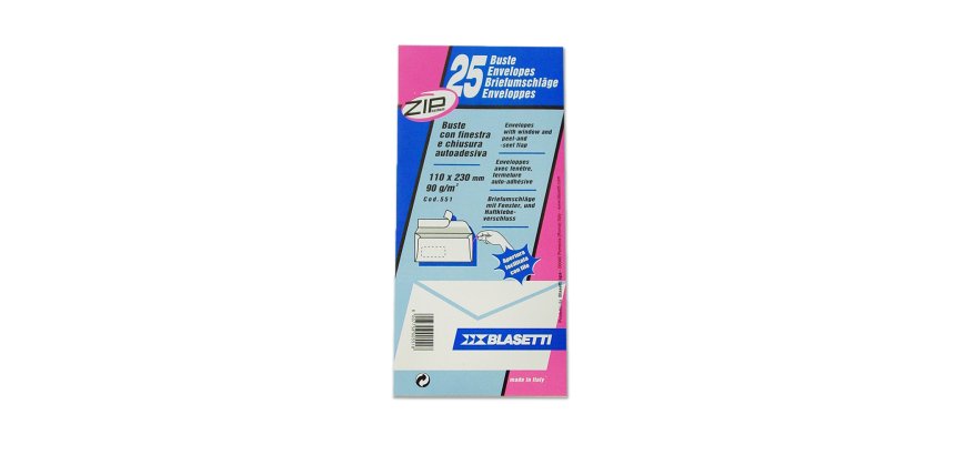 Blasetti 0551 envelope White 25 pc(s)