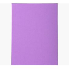 Paquet de 100 chemises FOREVER en carte recyclée 220g. Coloris lilas