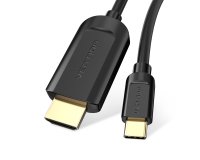 Vention Cable Conversor HDMI 1.4 4K CGUBG/ USB Tipo-C Macho - HDMI Macho/ 1.5m/ Negro