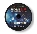 MCL MC385FO-30M câble HDMI HDMI Type A (Standard) Noir, Argent