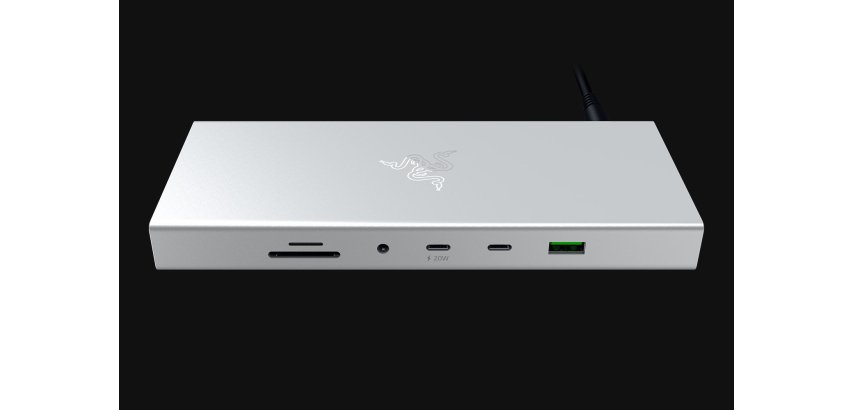 Razer USB 4 Dock USB Type-C 10000 Mbit/s Argent