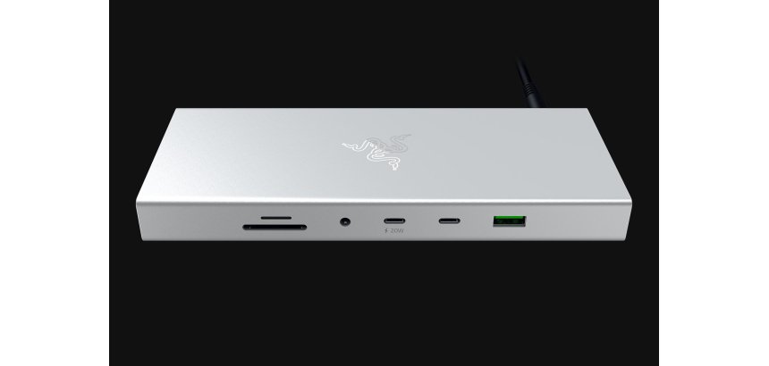 Razer USB 4 Dock USB Type-C 10000 Mbit/s Argent