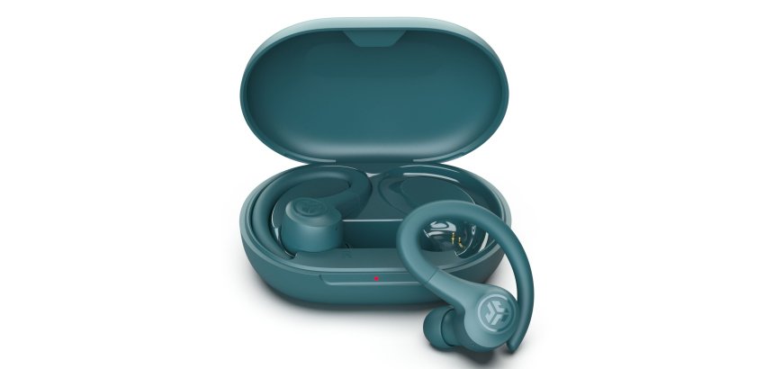 JLab Go Air Sport Auriculares True Wireless Stereo (TWS) gancho de oreja Deportes Bluetooth Verde azulado
