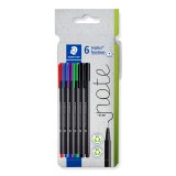 Feutre staedtler triplus fineliner 334 triangulaire    pointe superfine 0,3mm        coloris assortis etui carton