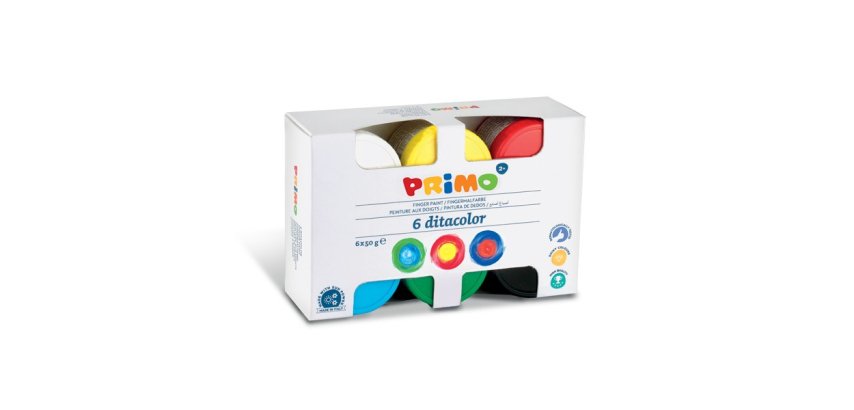 Primo 226TD50S pittura lavabili Nero, Blu, Rosso, Bianco, Giallo