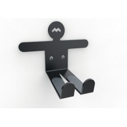 Meliconi 489003 bicycle holder Outdoor bicycle holder Wall-mounted Black