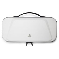 PowerA PSCS0355-01 funda para consola portátil Sony Sentido, Caucho Blanco