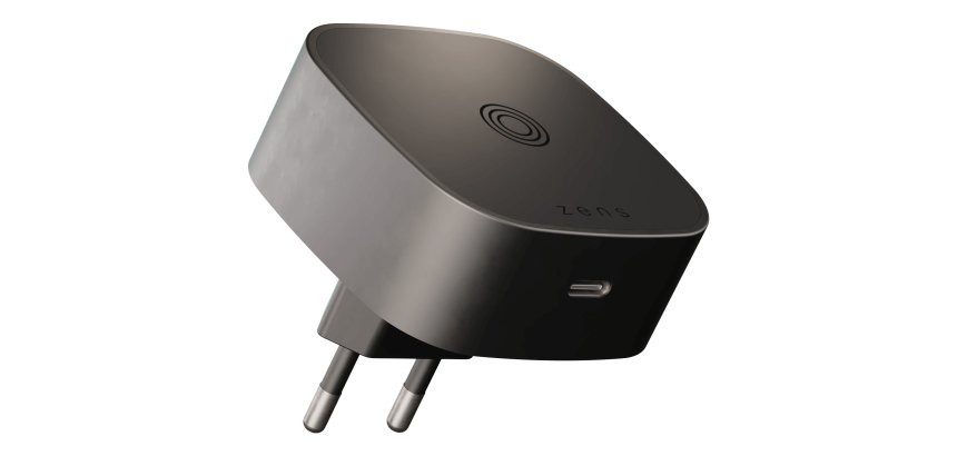 ZENS ZESC18B/00 chargeur d'appareils mobiles Casques, Smartphone, Universel Noir Secteur Recharge sans fil Charge rapide Intérieure