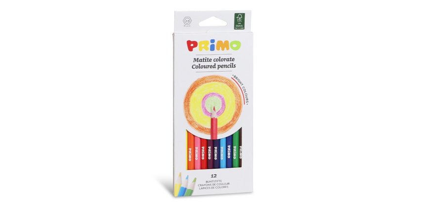 Primo 5031MAT12E pastello colorato 12 pz