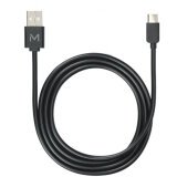 Mobilis 001278 câble USB 1 m USB A USB C/Lightning Noir