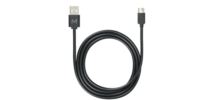 Mobilis 001278 cable USB 1 m USB A USB C Negro