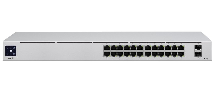 Ubiquiti UniFi USW-24 switch Gestionado L2 Gigabit Ethernet (10/100/1000) Plata