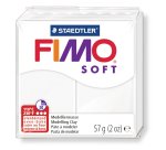 Pâte à modeler fimo soft coloris blanc pain 57g