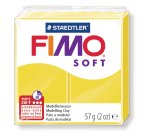 Pâte à modeler fimo soft coloris citron pain 57g