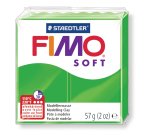 Pâte à modeler fimo soft coloris vert tropique pain 57g