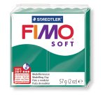 Pâte à modeler fimo soft coloris vert sapin pain 57g