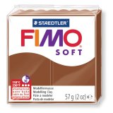 Pâte à modeler fimo soft coloris caramel pain 57g