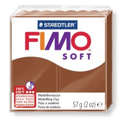 Pâte à modeler fimo soft coloris caramel pain 57g