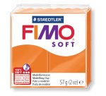 Pâte à modeler fimo soft coloris mandarine pain 57g