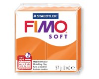 Pâte à modeler fimo soft coloris mandarine pain 57g