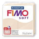 Pâte à modeler fimo soft coloris sahara pain 57g