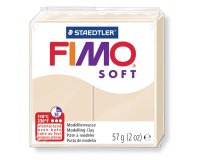 Pâte à modeler fimo soft coloris sahara pain 57g