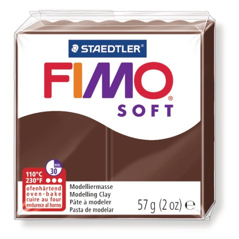 Pâte à cuire Soft de 57 g coloris Chocolat