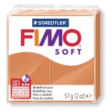 Pâte à modeler fimo soft coloris cognac pain 57g