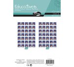 Gommette éducative maildor bon points renards 148x210mm sachet 700 unités