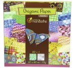 Papier origami avenue mandarine geometric 200x200mm 70g pochette 60 feuilles