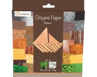 Origami Paper Nature, 20 x 20 cm, 60F, 70g - Multicolore