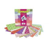 Pochette de 60 feuilles origami 20x20cm, 70g, recto-verso + 1 planche stickers yeux