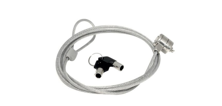Mobilis 001262 cable antirrobo Plata 1,8 m