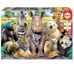 Puzzles carton 300 pieces educa la photo de classe 300  pieces