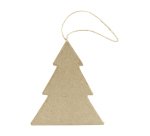 Sapin plat à suspendre 8cm - Kraft