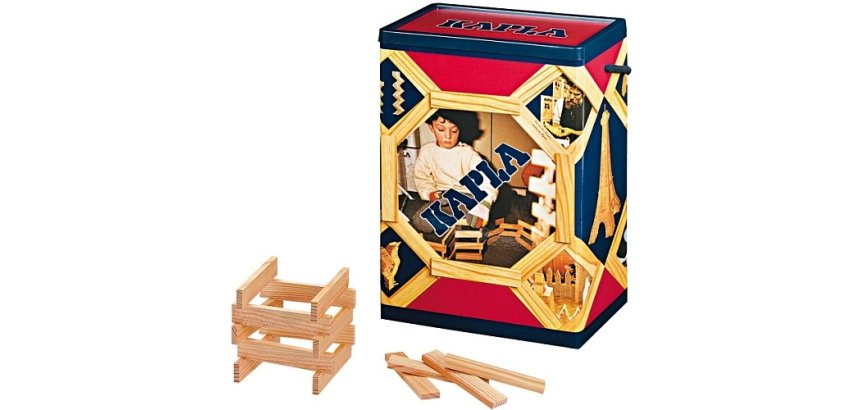 Jeu kapla planchette nature boite 200 unites