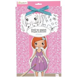 Boîte créative & loisir Poupée à peindre Alice