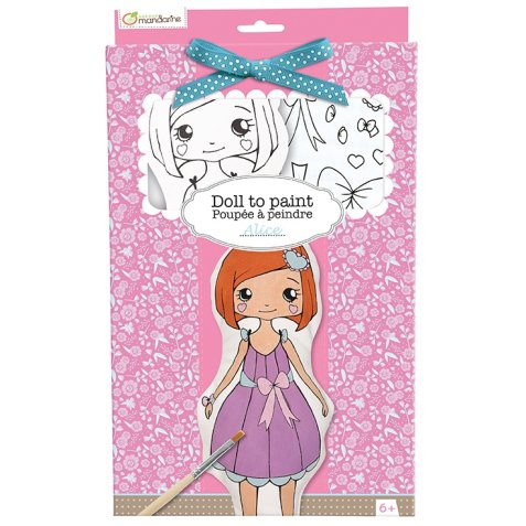 Boîte créative & loisir Poupée à peindre Alice