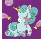 Graffy Paint, Licorne, 20x20 cm - Violet