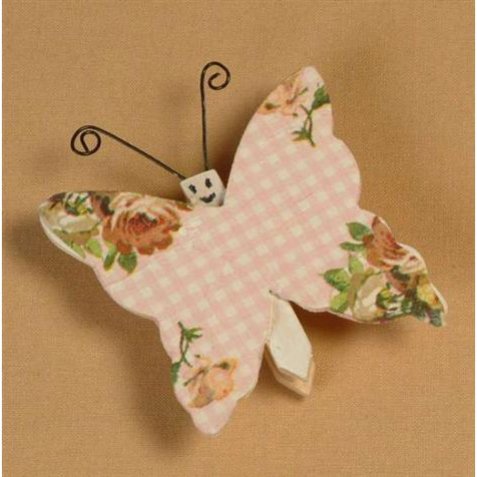 Clip mémo magnet Papillon 85 x 80 mm