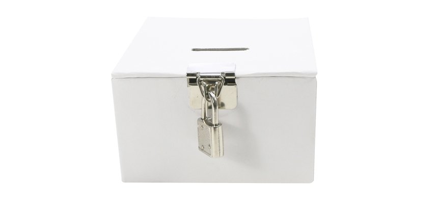 Gamme blanche, Boîte à trésors à personnaliser - Blanc