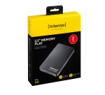Intenso Festplatte 2TB USB 3.0 6.35cm 2.5'' schwarz - Festplatte - 2,5\" disco rigido esterno 5400 Giri/min 2.5" Micro-USB B Nero