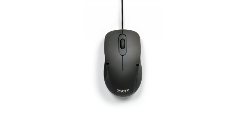 Port Designs Pro Lite souris Bureau Ambidextre USB Type-A Optique 1000 DPI