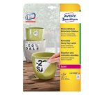 Avery L4773REV-20 etichetta autoadesiva Rettangolo con angoli arrotondati Rimovibile Bianco 480 pz