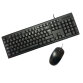 Flytech HK-616 + HM-81 teclado Ratón incluido Oficina USB Español Negro